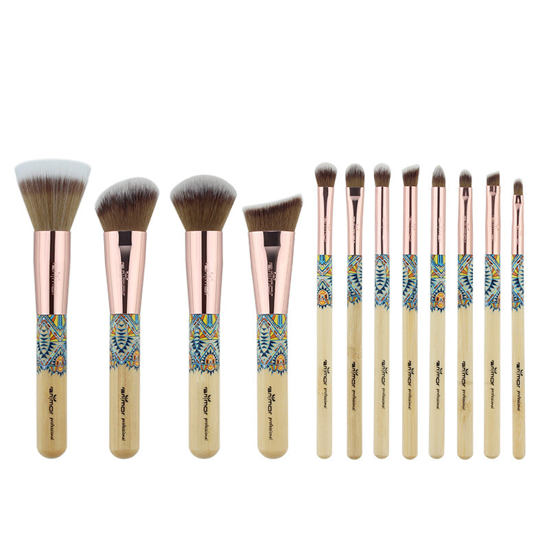 12 makeup brushes