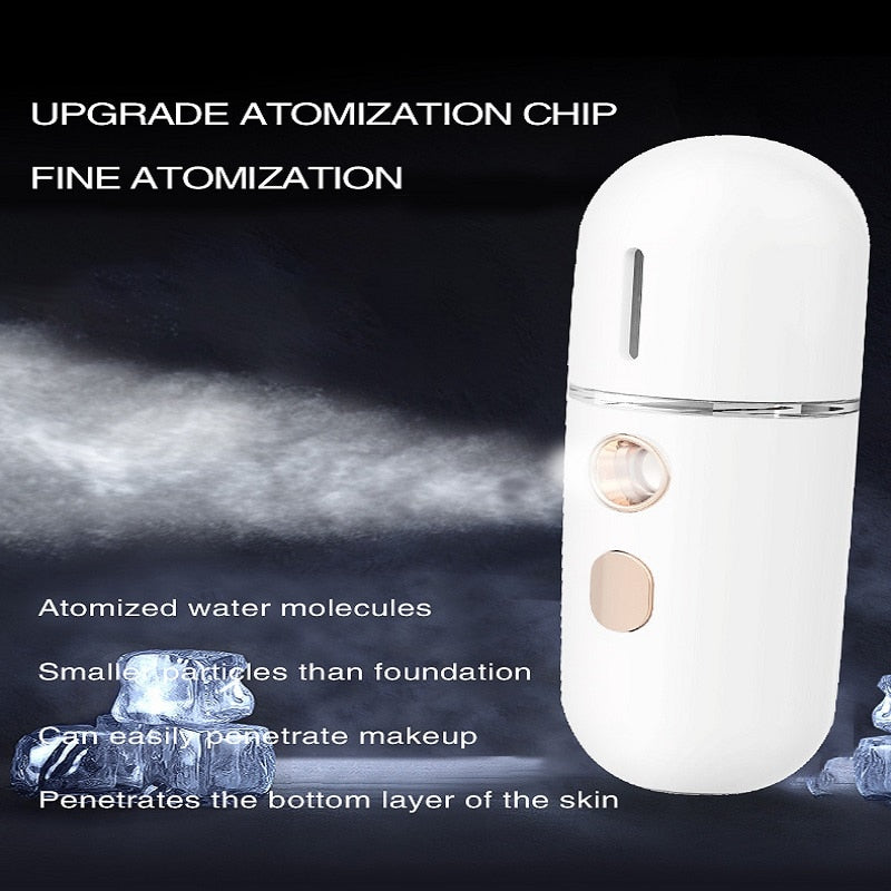 Home beauty instrument Mini steamer facial moisturizer