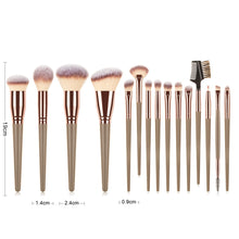 Load image into Gallery viewer, Beauty tools 15 makeup brushes set eye shadow brush