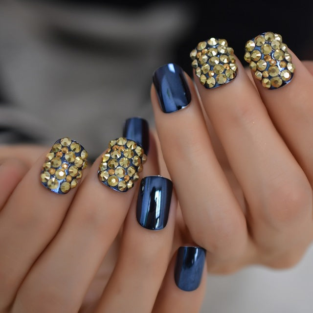 Metal false nails for women
