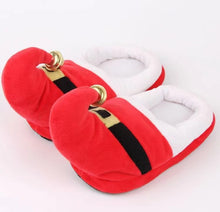 Load image into Gallery viewer, Santa Claus Slippers Elk Slippers Home Fur