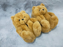 Load image into Gallery viewer, Teddy Bear Slippers Home Bedroom Furry Shoes