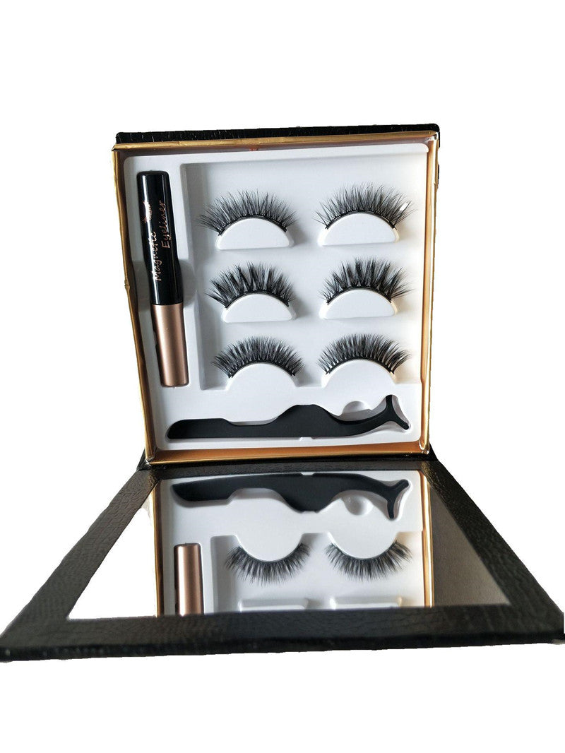 Magnetic Liquid Eyeliner and False Eyelashes Set