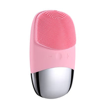 Load image into Gallery viewer, Mini Silicone Electric Face Cleansing Brush Electric Facial Cleanser Sonic Facial Cleansing Brush Skin Massager Skin Care Tools