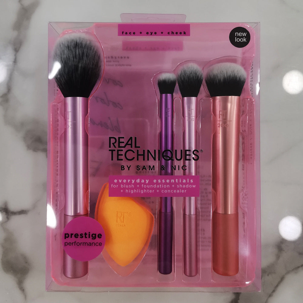 New REAL T Makeup Brush Set 5pcs Makeup Brush Makeup Tools