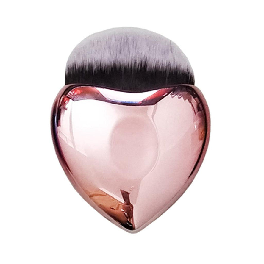 Heart-shaped foundation brush Portable makeup blush brush Professional beauty tools