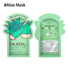 Load image into Gallery viewer, I&#39;m REAL Skin Care Food Sheet Face Mask Moisturizing Oil Control Whitening Shrink Pores Korean Facial Mask tony moly Cosmetics