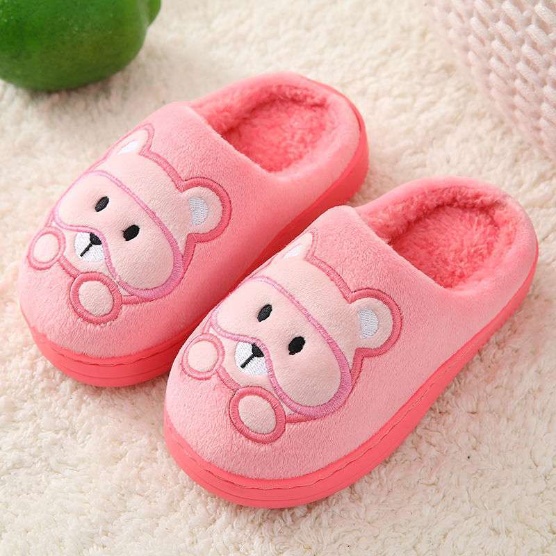 Big Kids Slippers Non-slip Thick Cute Baby Cotton Slippers