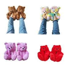 Load image into Gallery viewer, Teddy Bear Slippers