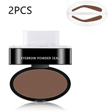 Load image into Gallery viewer, Eyebrow Powder Stamp Tint Stencil Kit Cosmetics Professional Makeup Waterproof Eye Brow Stamp Lift Eyebrow Enhancers Stencil Kit
