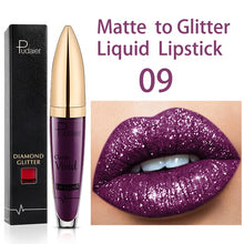 Load image into Gallery viewer, 18 Colors Long Lasting Matte Glitter Liquid Shiny Lip Gloss