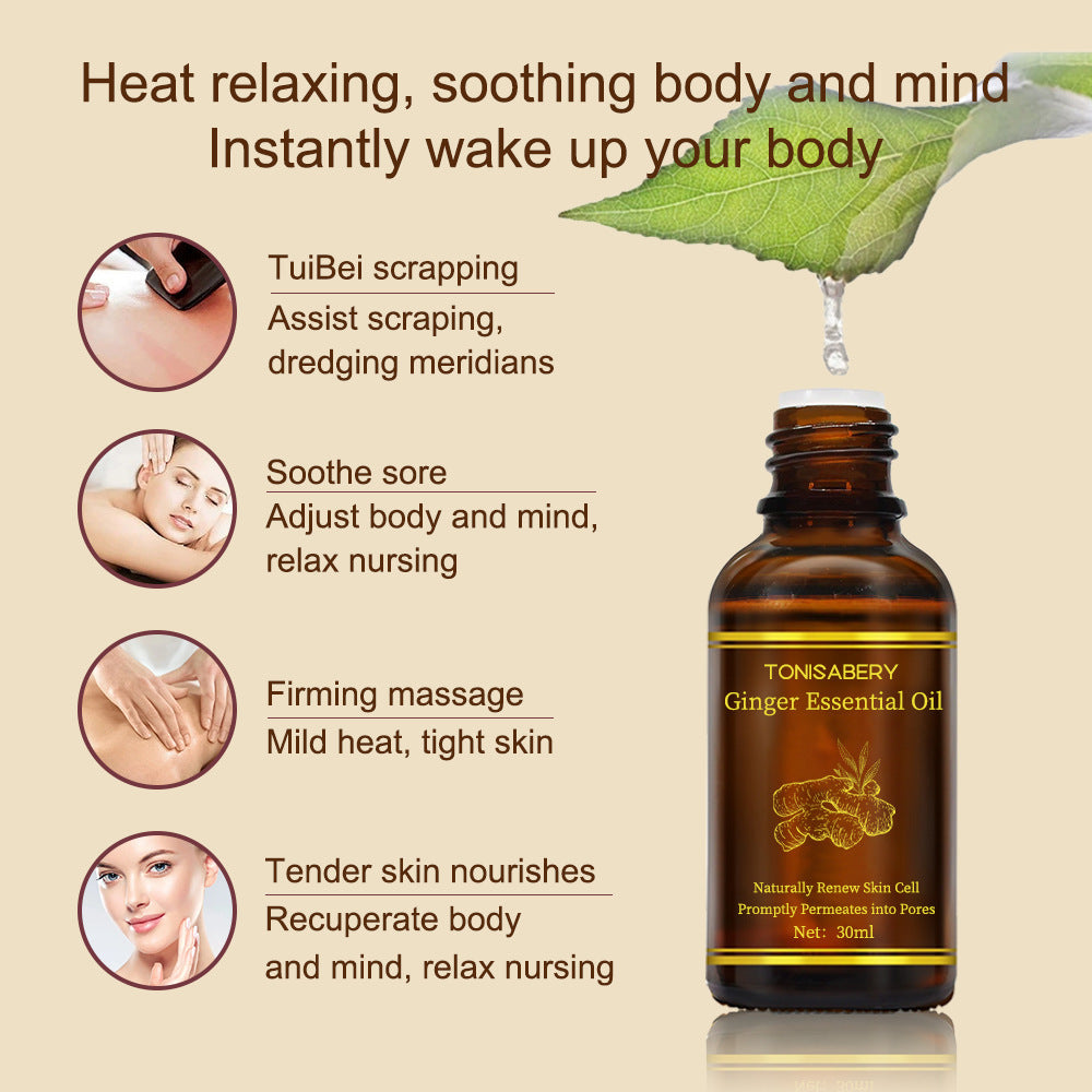 Beauty Skin Care Ginger Massage Essential Oil
