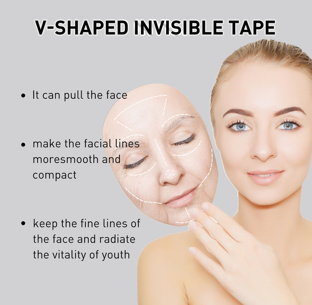 Fashion Simple Face Invisible Lifting Stickers