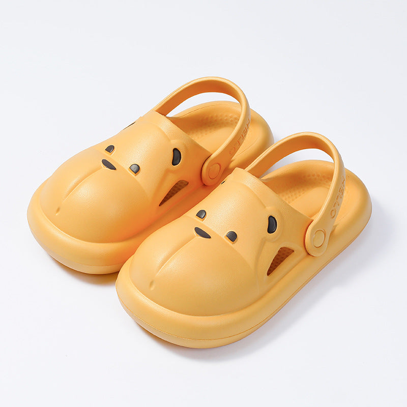 Cute Bear Shoes Multifunctional Slippers Summer Outdoor Sandals