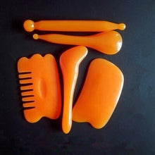 Load image into Gallery viewer, Beeswax Head Scraping Comb Gua Sha Scraping Board Meridian Facial Beauty Tendon Stick