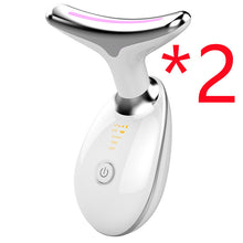 Load image into Gallery viewer, EMS Thermal Neck Lifting And Tighten Massager Electric Microcurrent Wrinkle Remover LED Photon Face Beauty Device For Woman