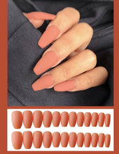 Load image into Gallery viewer, Frosted ballet fake nails