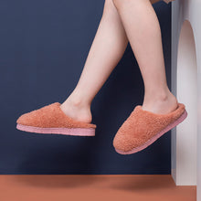 Load image into Gallery viewer, Furry Slippers Soft Winter Bedroom Slippers Women