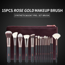 Load image into Gallery viewer, Rose Gold Makeup Brush