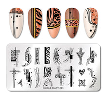 Load image into Gallery viewer, Nail Art Stamping Plates