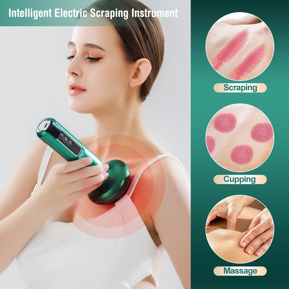 Electric Vacuum Cupping Massager For Body Anti-Cellulite Suction Cup Gua Sha Massage Body Cups Guasha Fat Burning Slimming Jars