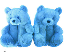 Load image into Gallery viewer, Teddy Bear Slippers Home Bedroom Furry Shoes