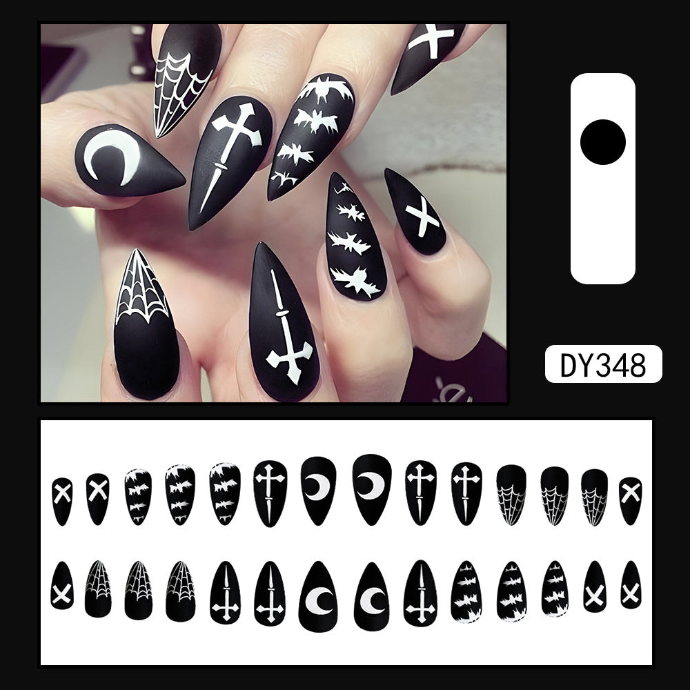 European And American Wear Moon Cross Nail Stickers