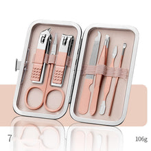 Load image into Gallery viewer, Professional Scissors Nail Clippers Set Ear Spoon Dead Skin Pliers Nail Cutting Pliers Pedicure Knife Nail Groove Trimmers