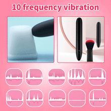 Load image into Gallery viewer, Vibration Clit Bullet Makeup Brush Vibrator
