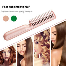 Load image into Gallery viewer, Portable Straightening Hair Comb