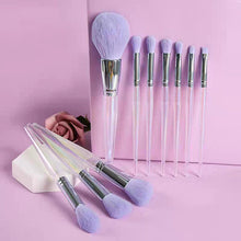 Load image into Gallery viewer, Purple Makeup Brush Set