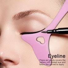 Load image into Gallery viewer, Silicone Eyeliner Makeup Stencils
