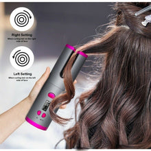 Load image into Gallery viewer, Cordless Rotating Hair Curler
